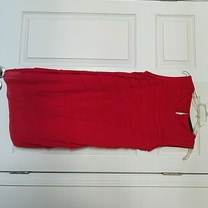 Zara red dress